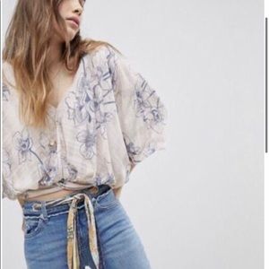 Free People One Dance Print Top